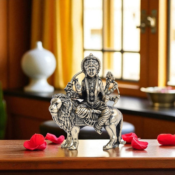 Pure Brass Maa Durga Statue – Spiritual Home Décor